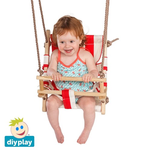 Canvas baby swing seat - seat, cradle