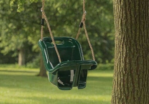 High backed infant swing - high, seat
